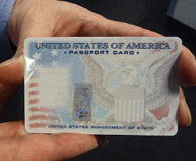 Obtain a US passport card quickly
