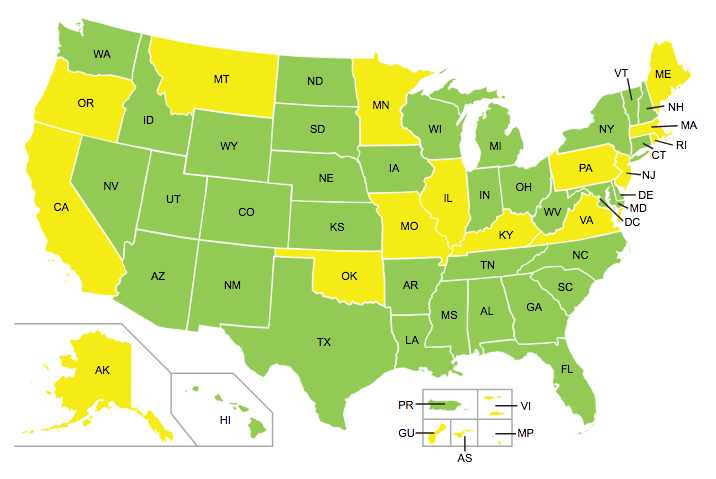 Real-ID-Act-State-Compliance-Map
